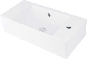 Umywalka ceramiczna nablatowa prawa