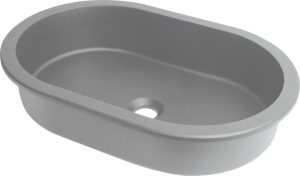 Umywalka granitowa podblatowa/wpuszczana owalna