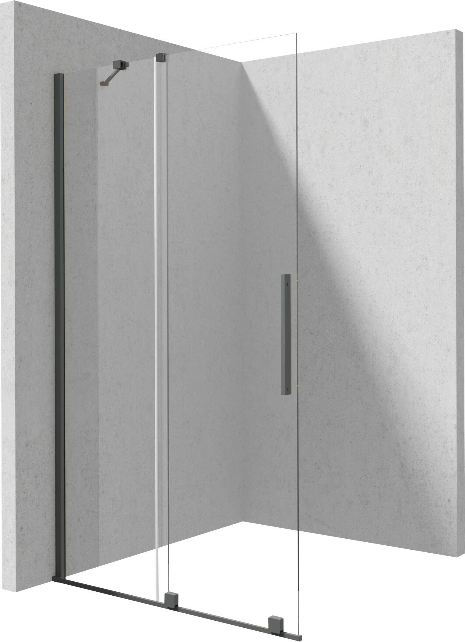 Ścianka prysznicowa walk-in 80 cm - przesuwna