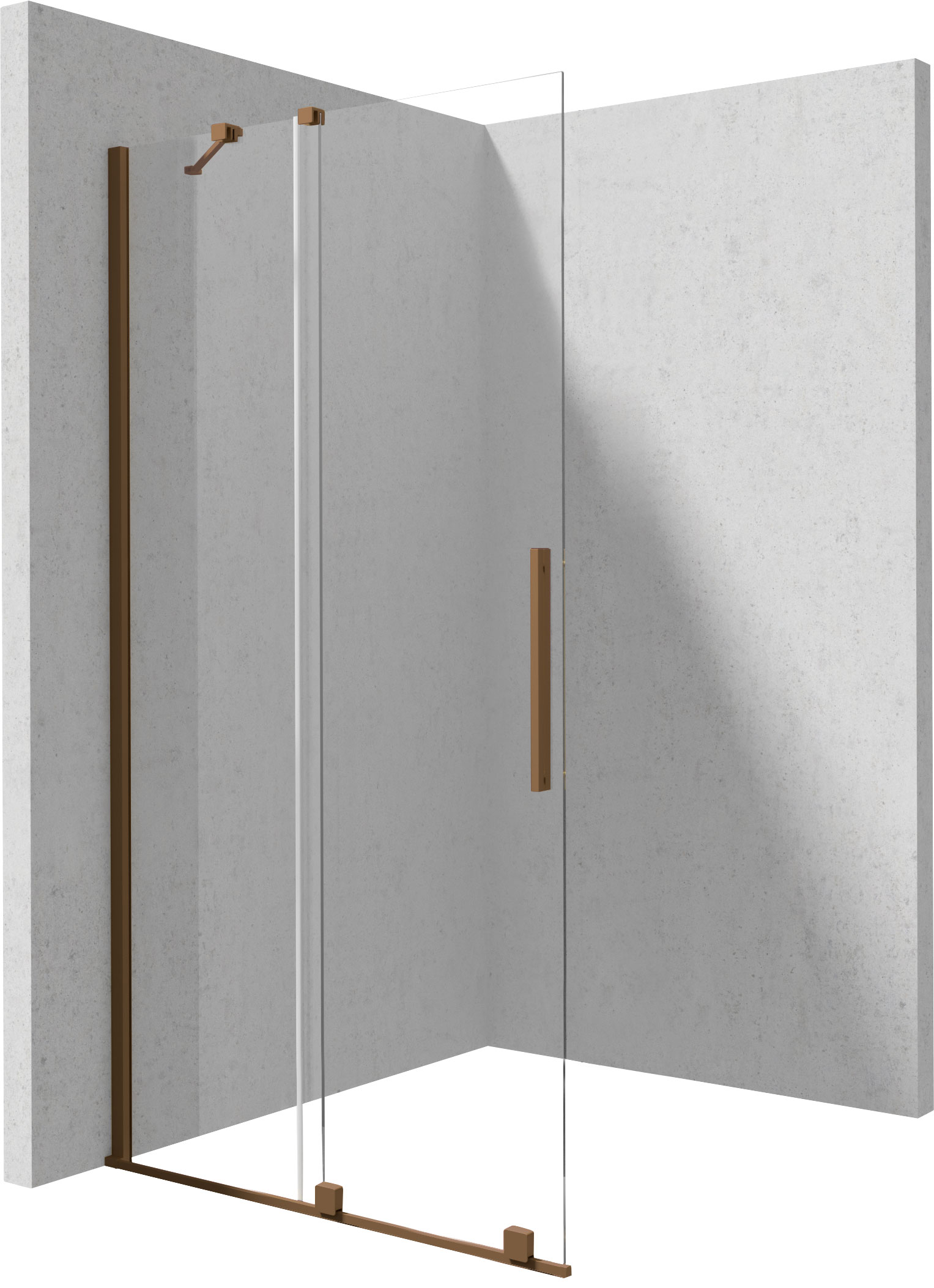 Ścianka prysznicowa walk-in 90 cm - przesuwna