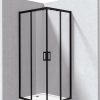 Kabina prysznicowa z brodzikiem prostokątna - 80x90 cm