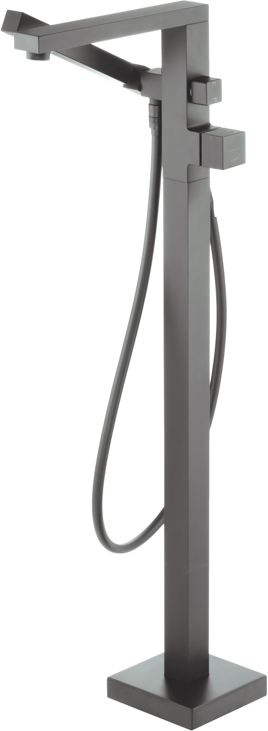 Bateria wannowa wolnostojąca z zestawem prysznicowym