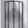 Kabina prysznicowa półokrągła 90x90 cm