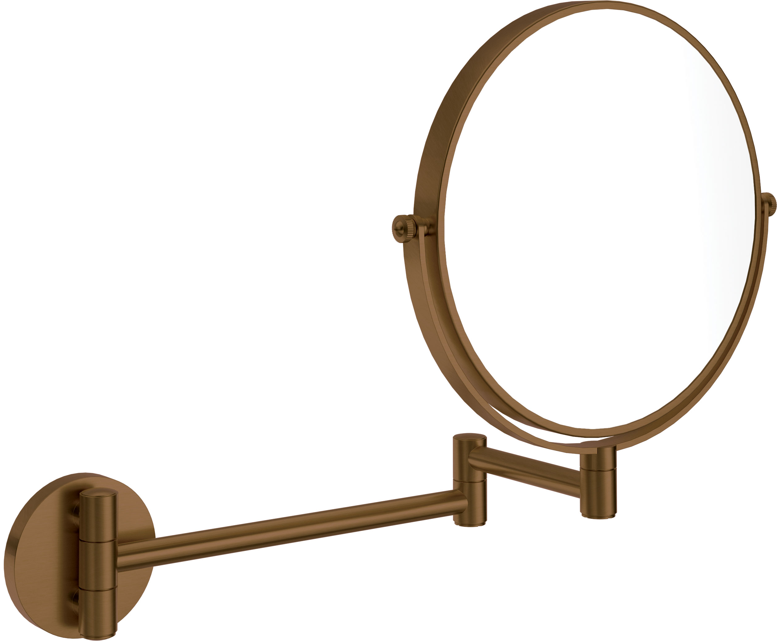 Lusterko kosmetyczne na ruchomym ramieniu - dwustronne